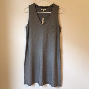Madewell Swingy Tank Dress in Stripe (Small)